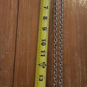 Vintage RMN Abalone teardrop pendant w/ chain